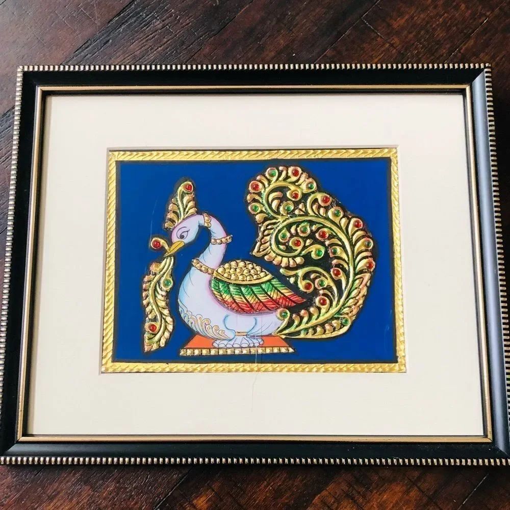 Indian Tanjore Framed Wall Art Painting